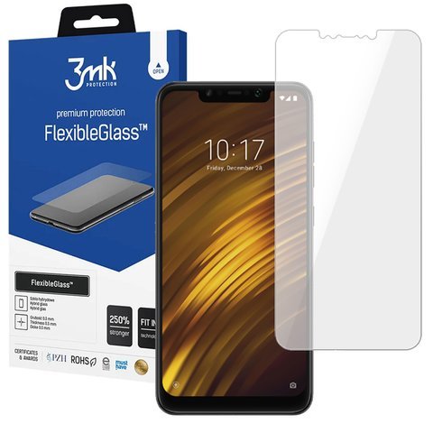 Szkło 3mk Flexible Glass 7H do Xiaomi Pocophone F1