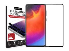 Szkło Alogy Full Glue case friendly do Samsung Galaxy A60/M40 Czarne