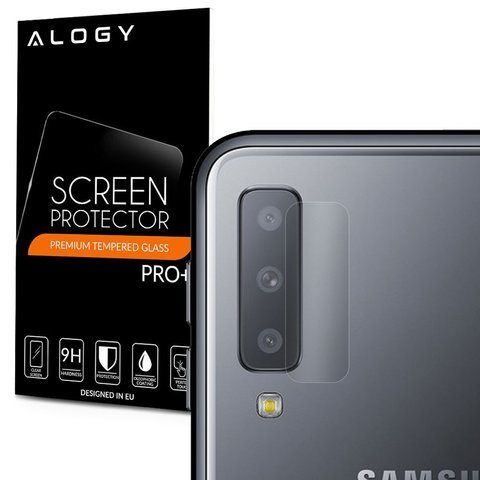 Szkło hartowane Alogy na tył obiektyw do Samsung Galaxy A7 2018