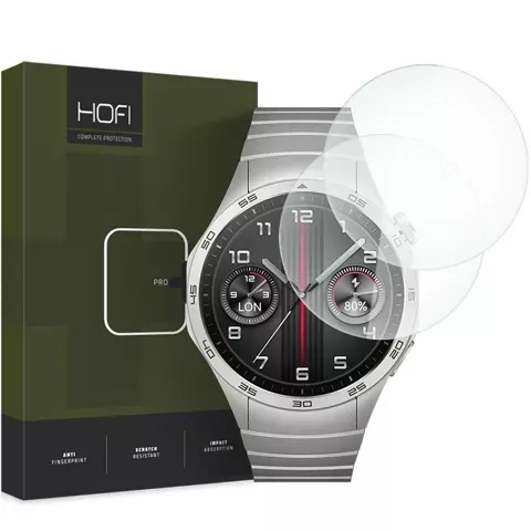 Szkło hartowane Hofi Glass Pro+ 2-Pack do Huawei Watch GT 4 (46 mm) Clear