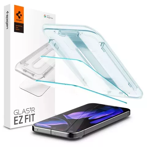 Szkło hartowane Spigen Glas.Tr ”EZ FIT” 2-Pack do Google Pixel 9 / 9 Pro Clear