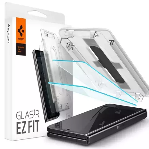 Szkło hartowane Spigen Glas.tR ”EZ FIT” 2-pack do Samsung Galaxy Z Fold 5 Clear