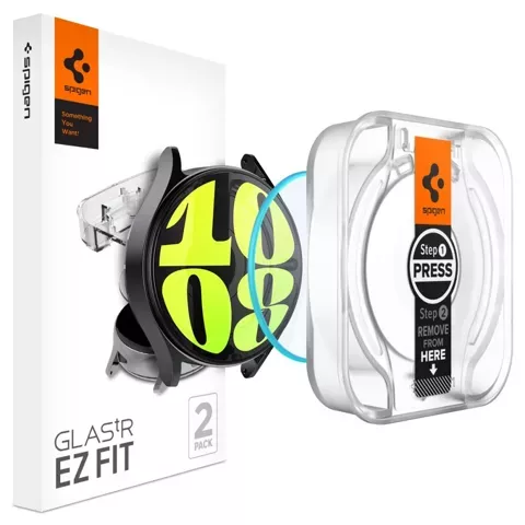 Szkło hartowane Spigen Glas.tR ”Ez-Fit” 2-pack do Samsung Galaxy Watch 7 (44 mm) Clear