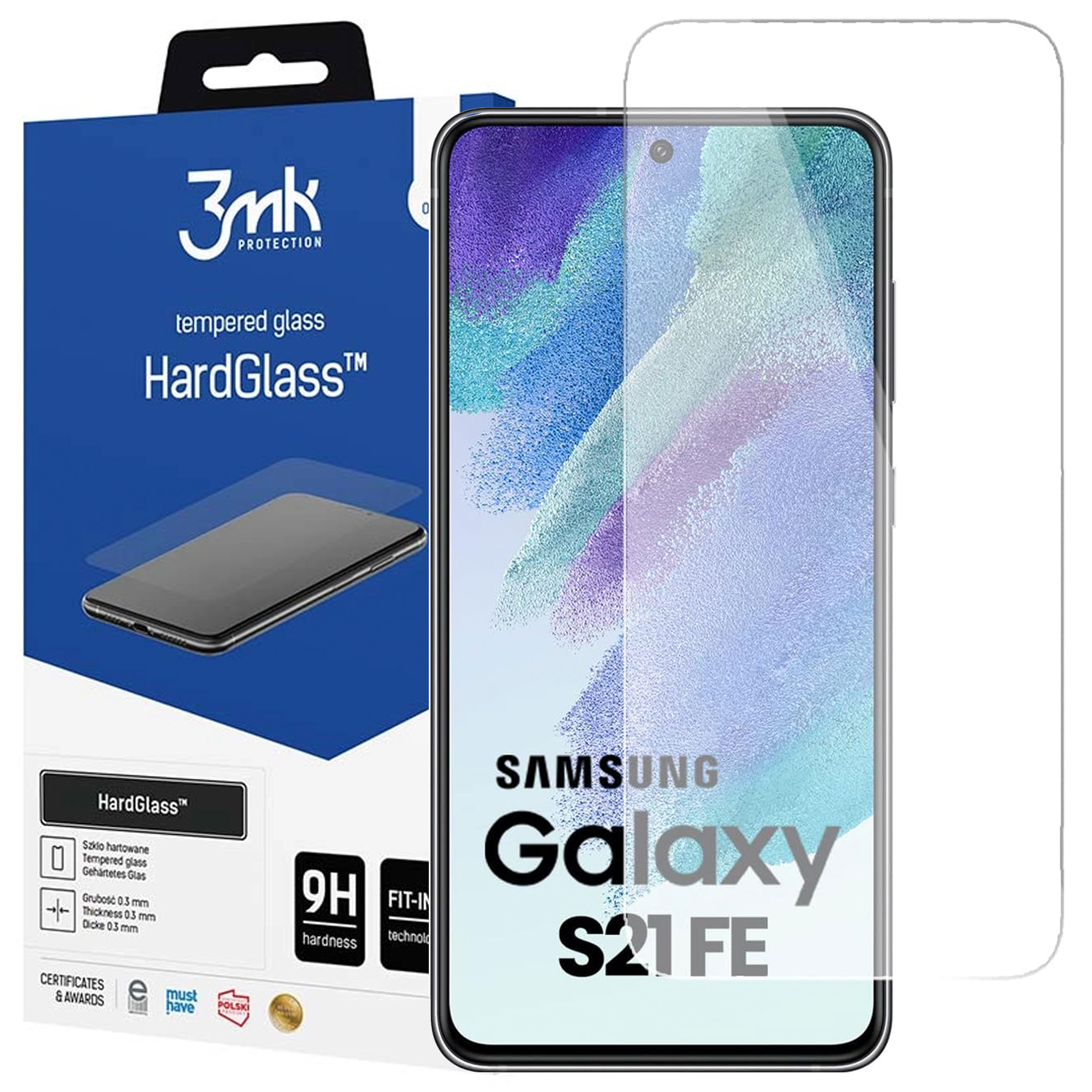 Szkło hartowane do Samsung Galaxy S21 FE 5G 3mk HardGlass na ekran 9H