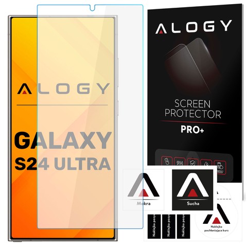 Szkło hartowane do Samsung Galaxy S24 Ultra ochronne szkiełko na ekran 9H Alogy Pro+