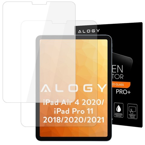 Szkło hartowane x2 Alogy 9H na ekran do iPad Air 4 2020/ iPad Pro 11 2018/ 2020/ 2021