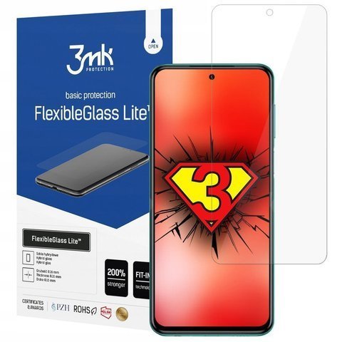 Szkło hybrydowe 3mk Flexible Glass Lite do Xiaomi Redmi Note 9S/ Pro/ Max