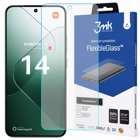 Szkło hybrydowe do Xiaomi 14 3mk FlexibleGlass ochronne na ekran Glass 7h