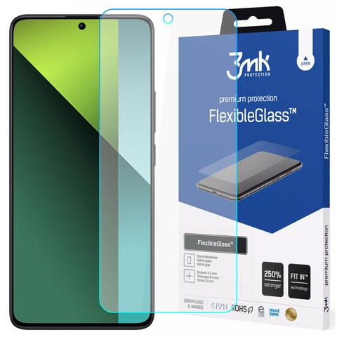 Szkło hybrydowe do Xiaomi Redmi Note 13 Pro 5G 3mk FlexibleGlass ochronne na ekran Glass 7h