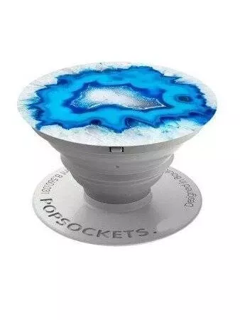 Uchwyt Do Selfie PopSockets - Ice Blue Agate do Telefonów i Tabletów