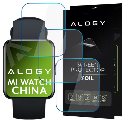 3x Folia hydrożelowa Alogy Hydrogel do Xiaomi Mi Watch China