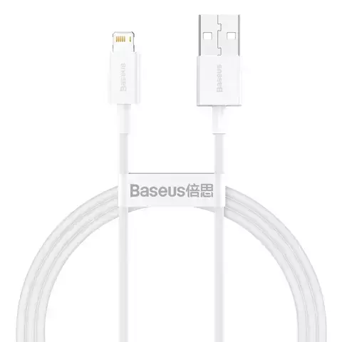 Baseus Superior kabel USB - Lightning 2,4A 1 m Biały (CALYS-A02)