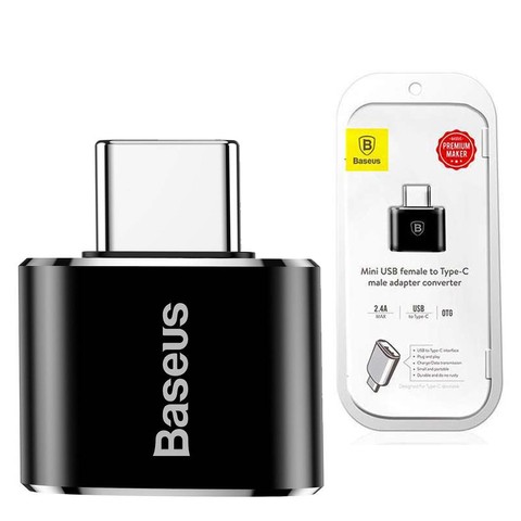 Baseus adapter przejściówka USB na USB-C typ c OTG