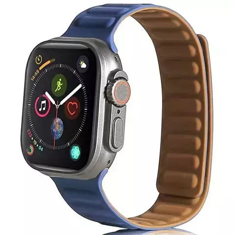 Beline pasek Apple Watch Magnetic 42/44/45/49mm niebieski /blue