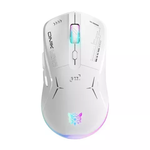 Bezprzewodowa Mysz Gamingowa Onikuma CW917 RGB 4800 DPI Biała