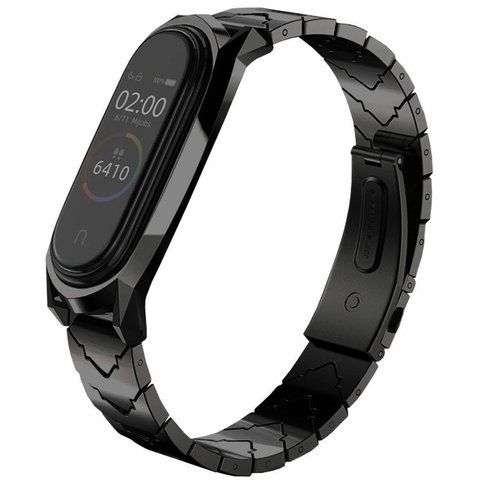 Bransoletka V-Style GT band Mijobs do Xiaomi Mi Band 3/4 czarna