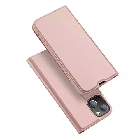 Dux Ducis Skin Pro kabura etui pokrowiec z klapką iPhone 13 mini różowy