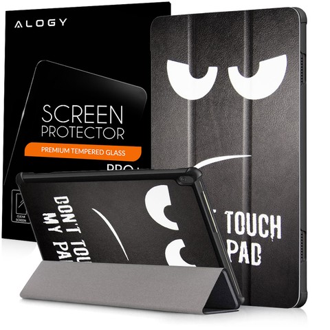 Etui Alogy Book Cover do Lenovo M10 TB-X505 F/L Don't Touch My Pad + Szkło