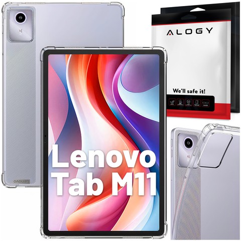 Etui Alogy Shockproof do Lenovo Tab K11E / M11 10.95" TB330FU / TB330XU / TB331FC obudowa pokrowiec Przezroczysty