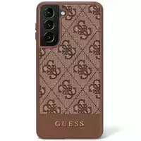 Etui Guess GUHCS23LG4GLBR do Samsung Galaxy S23 Ultra S918 brązowy/brown hardcase 4G Stripe Collection