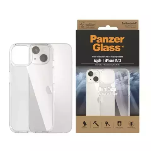 Etui PanzerGlass HardCase do iPhone 14 6,1" Antibacterial Military grade transparent 0401