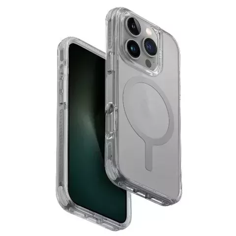 Etui UNIQ Combat do iPhone 16 Pro Max 6.9" Magclick Charging Szary/Stone Grey