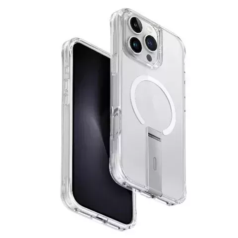 Etui UNIQ Eleva with Vertica Stand do iPhone 16 Pro Max 6.9" Przeźroczysty/Lucent Clear