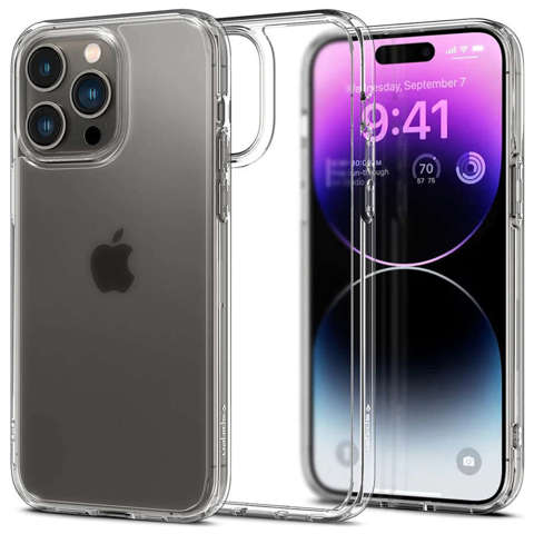 Etui do Apple iPhone 14 Pro obudowa case Spigen Ultra Hybrid Frost Clear