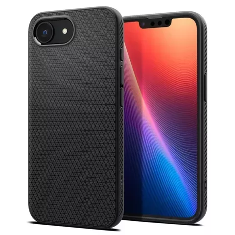 Etui do iPhone 16e Spigen Liquid Air Matte Black