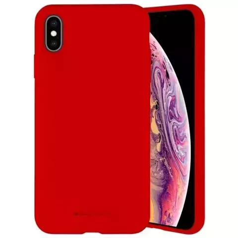 Etui na telefon Mercury Silicone do iPhone 14 Pro Max czerwony/red