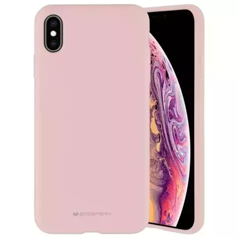 Etui na telefon Mercury Silicone do iPhone 14 Pro Max różowo-piaskowy/pink-sand