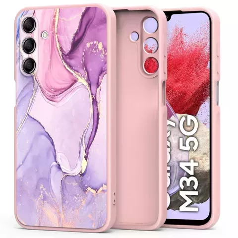 Etui obudowa Icon do Samsung Galaxy M34 5G Marble