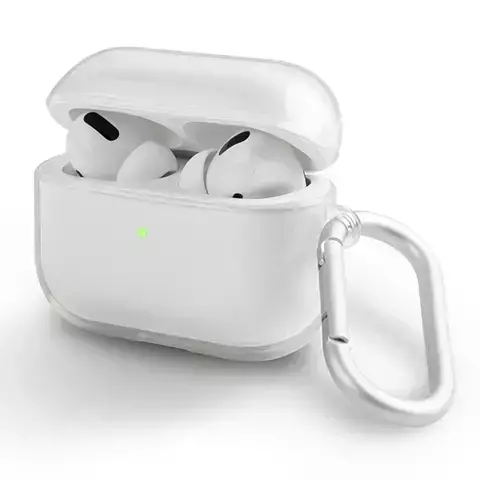 Etui ochronne na słuchawki UNIQ etui Glase do Apple AirPods Pro  clear