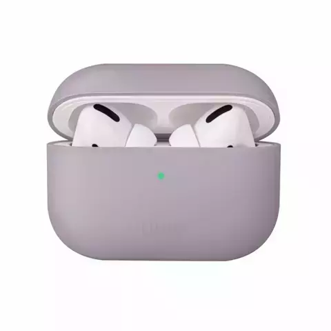 Etui ochronne na słuchawki UNIQ etui Lino do Apple AirPods Pro Silicone lawendowy/lilac lavender