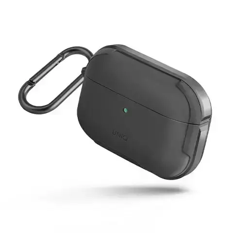 Etui ochronne na słuchawki UNIQ etui Valencia do Apple AirPods Pro szary/gunmetal grey Antimicrobial