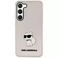 Etui ochronne na telefon Karl Lagerfeld KLHCS23SHNCHTCP do Samsung Galaxy S23 S911 różowy/pink hardcase Ikonik Choupette