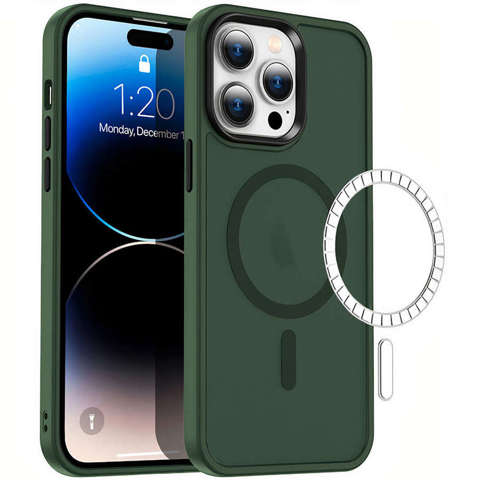 Etui ochronne na telefon MagMat Case do MagSafe do Apple iPhone 13 Pro Matte Green