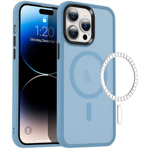 Etui ochronne na telefon MagMat Case do MagSafe do Apple iPhone 13 Pro Max Matte Sierra Blue