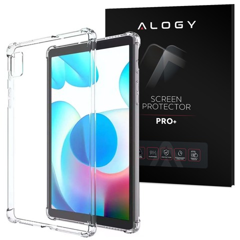 Etui pancerne ShockProof Alogy Case do Realme Pad Mini 8.7" Clear + Szkło