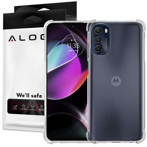 Etui pancerne ShockProof Alogy do Motorola Moto G 5G 2022 Przezroczyste