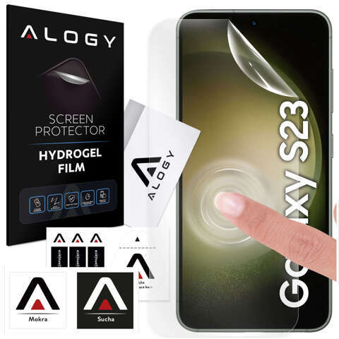 Folia Hydrożelowa do Samsung Galaxy S23 ochronna na telefon na ekran Alogy Hydrogel Film