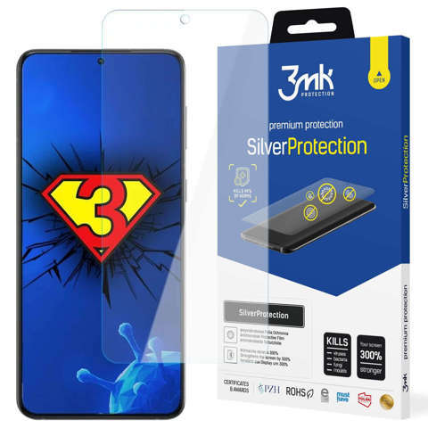 Folia ochronna do Samsung Galaxy S23 3mk Silver Protection+ 7H antywirusowa na cały ekran