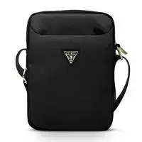 Guess Torba GUTB10NTMLBK 10" czarny /black Nylon Triangle Logo