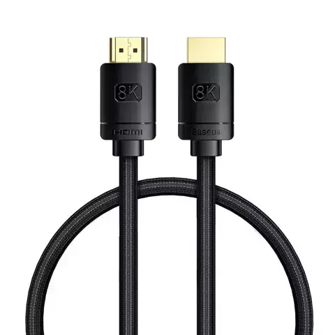 Kabel HDMI do HDMI Baseus High Definition 0.5m, 8K (czarny)