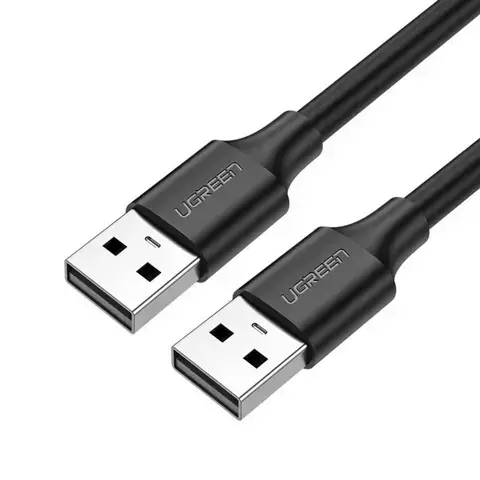 Kabel UGREEN przewód USB 2.0 (męski) - USB 2.0 (męski) 1 m czarny (US128 10309)