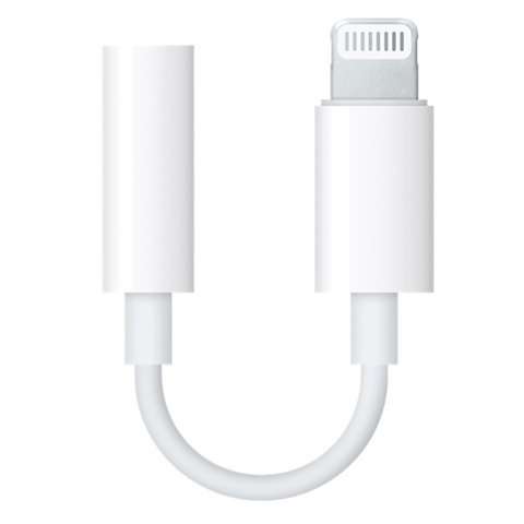 Oryginalny Adapter Apple Lightning - Mini Jack 3.5mm iPhone 7 8 X