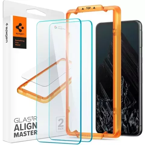 Szkło hartowane Spigen Alm Glas.tR 2-pack do Google Pixel 8 Pro Clear