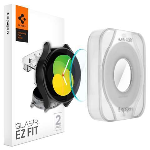 Szkło hartowane Spigen Glas.tR ”EZ-FIT” 2-pack do Samsung Galaxy Watch 4 / 5 (44 mm)