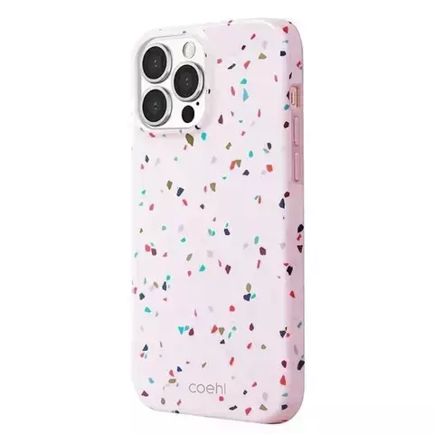 UNIQ etui Coehl Terrazzo iPhone 13 Pro Max 6,7" różowy/blush pink