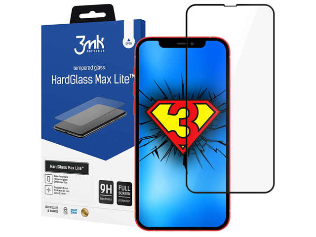 3mk Szkło hartowane HardGlass Max Lite do Apple iPhone 13 Black